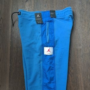 Union x Jordan Loose Fit Sweat Pants Blue Size Large
